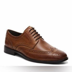 BRAND NEW Nunn Bush Nelson Comfort Gel Men's Brown Leather Shoes 84525 Sz 8 M